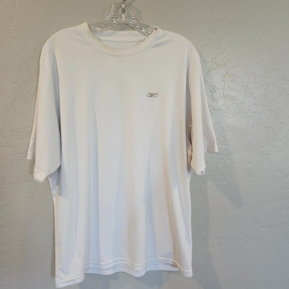 Reebok Mens Athletic T Shirt White XL - Picture 1 of 2